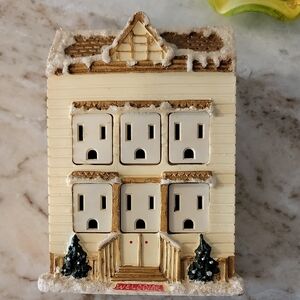 Christmas Village Resin Outlet Splitter